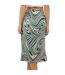 Jupe Mi-longue Motif/style Imprimé Tourbillonnant Femme Vert Brave Soul-3
