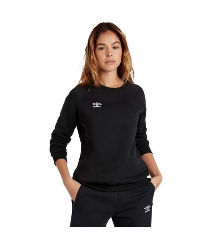 Umbro Womens/Ladies Club Leisure Sweatshirt (Black/White)