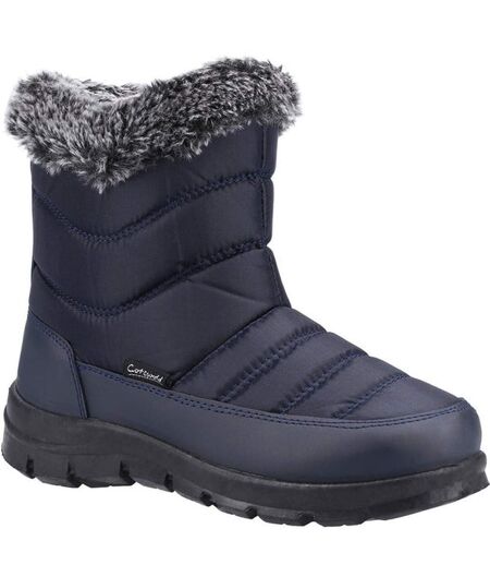 Womens/ladies longleat wellington boots navy Cotswold