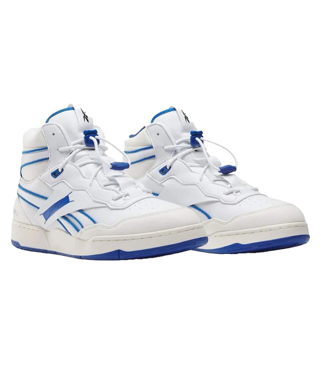 Mens Milk Bb 4000 Leather High Top Trainers White Chalk Reebok-3