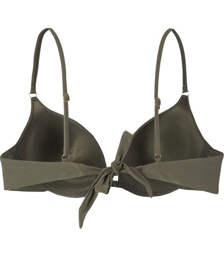 Haut De Maillot De Bain Femme Vert Kaki Sombre Aquawave