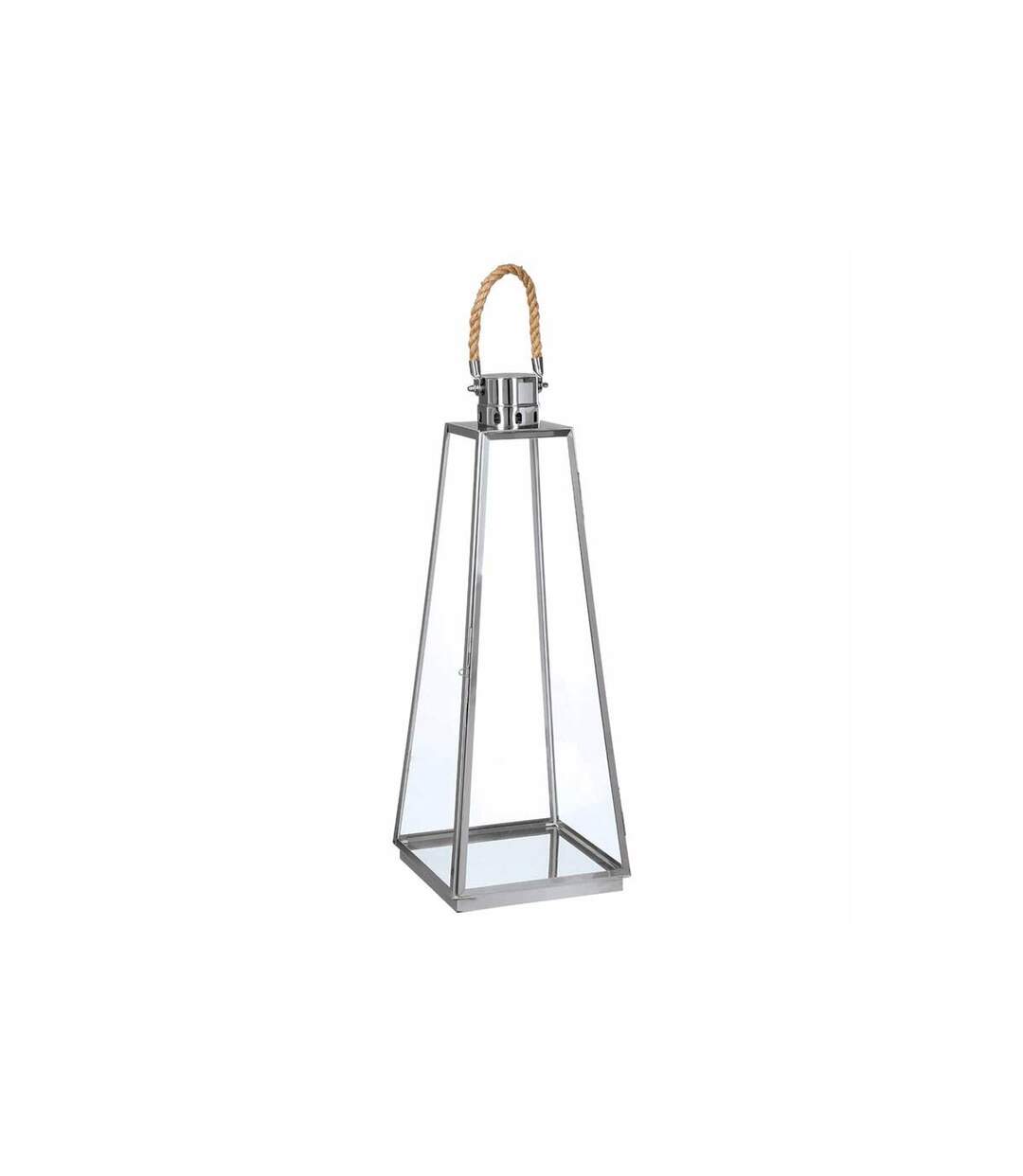 Lot de 3 Lanternes Extérieur Vérone 73cm Inox & Verre-4