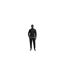 Mens Iconic Stripe Detail Crew Neck Long-sleeved Sweatshirt Black Boss-1
