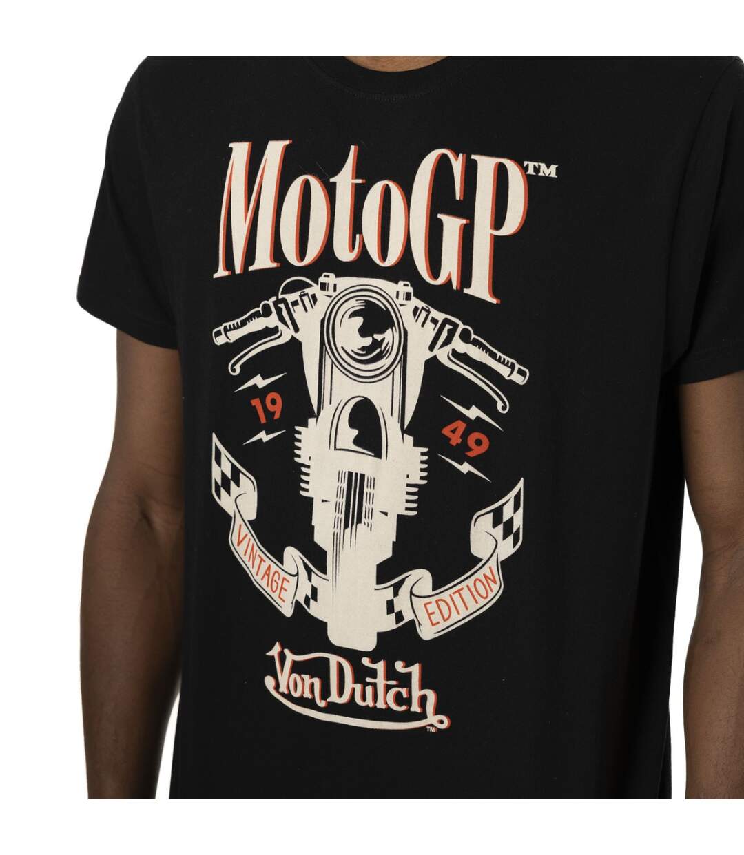 T-shirt homme col rond Moto GP x Von Dutch Vondutch