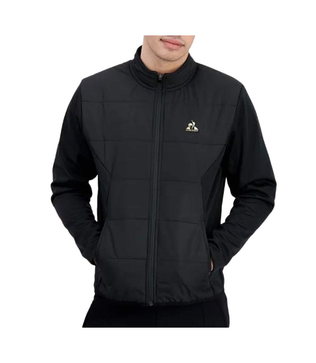 Veste noir homme le coq sportif coq hybride n°1-1