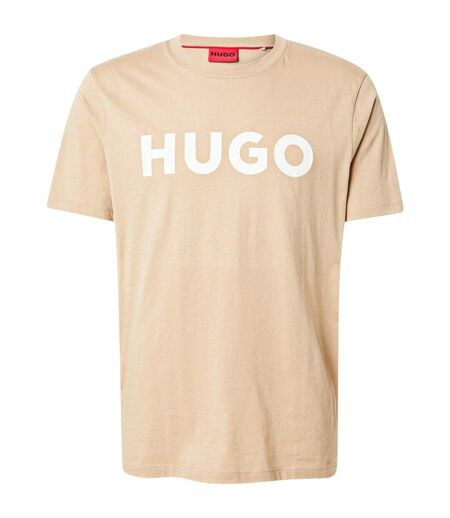 T-shirt Motif/style Logo Homme Beige Hugo