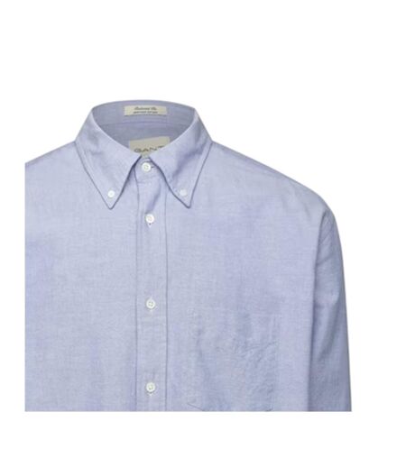Mens Oxford Relaxed Fit Shirt Blue Gant