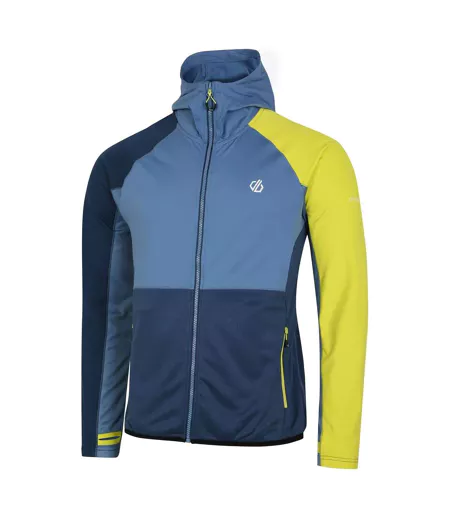 Haut De Sport Assimilate Homme Gris Foncé Bleu Denim Jaune Dare 2B