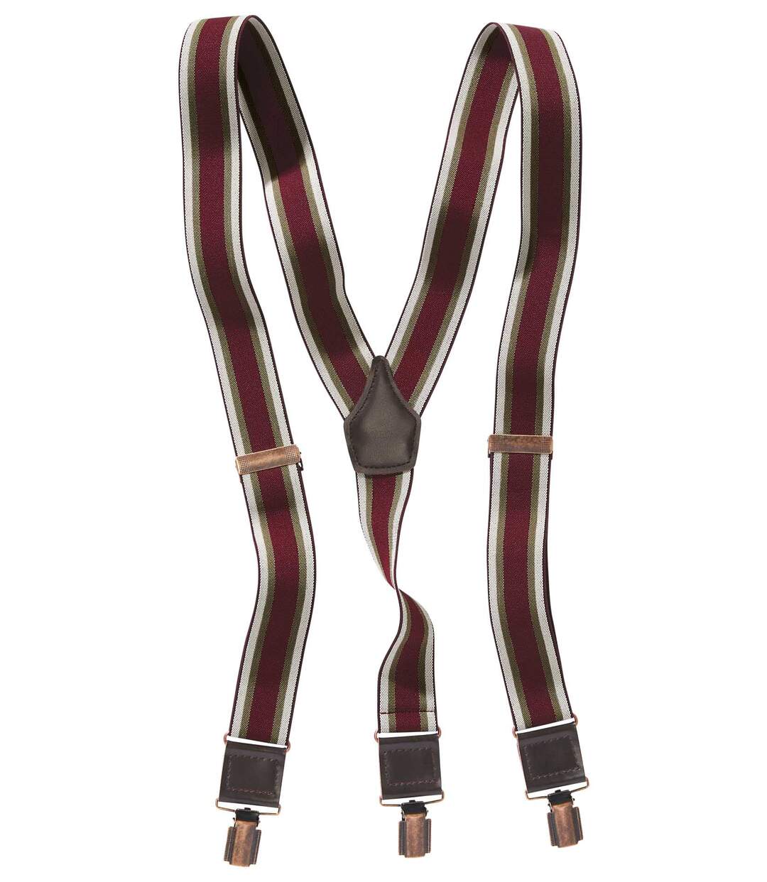 Men's Montana Braces Gift Set - Burgundy-1