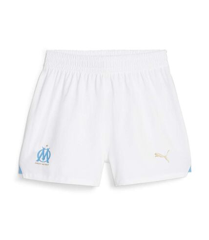 OM Short Blanc/Bleu Femme Puma - L