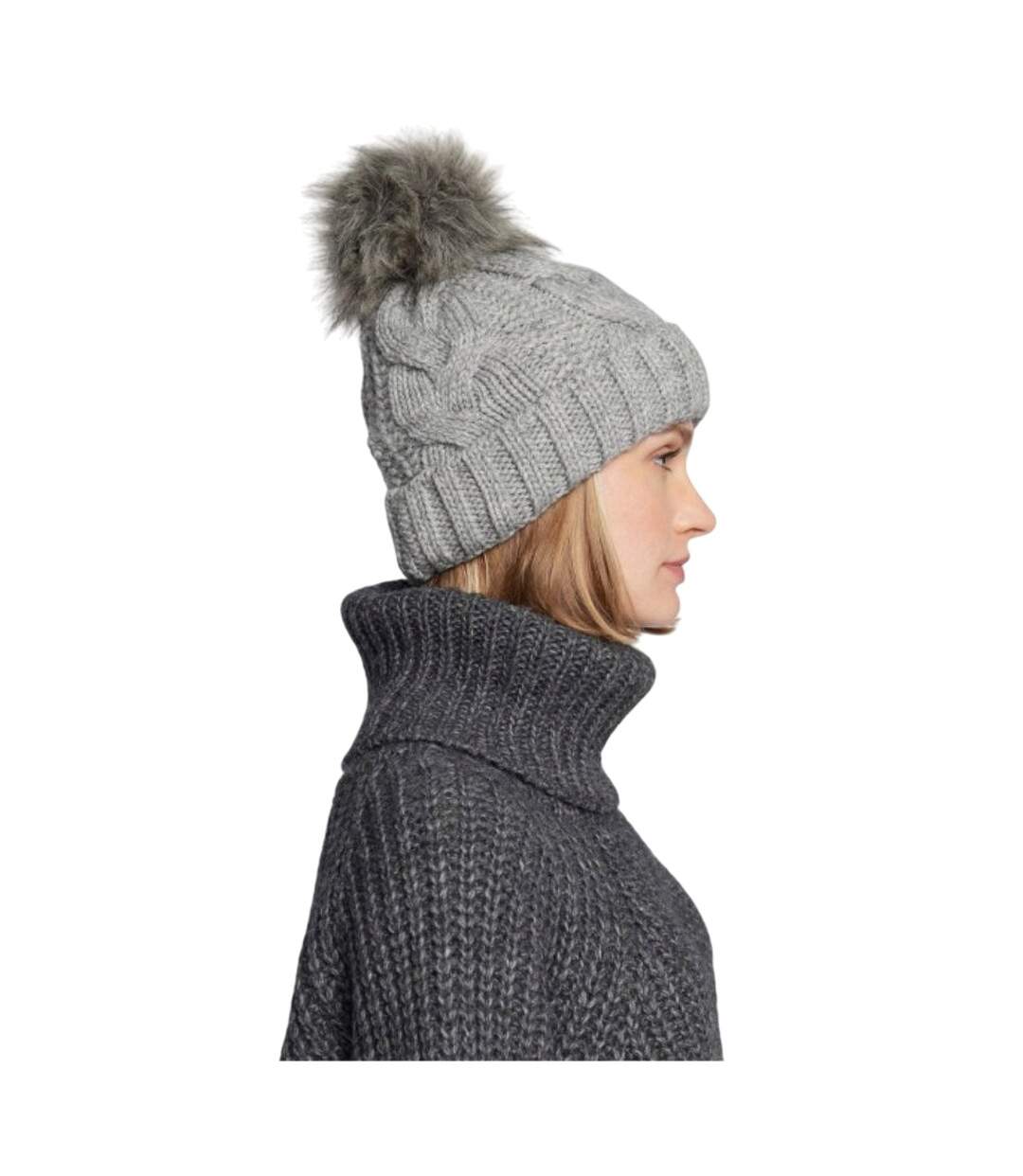 Bonnet H4z22 Cad010 Femme Gris Argenté 4F-3