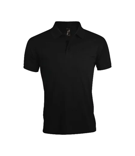 Polo Prime Homme Noir SOLS