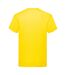 Mens original heather t-shirt yellow Fruit of the Loom