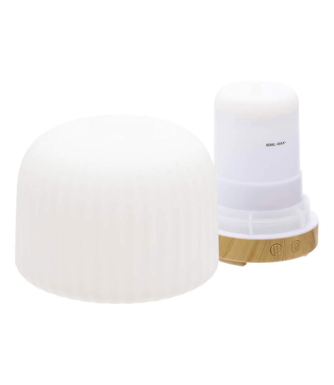 Diffuseur Huile Essentielle & 4 Huiles Marta 14cm Blanc-2