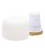 Diffuseur Huile Essentielle & 4 Huiles Marta 14cm Blanc-2