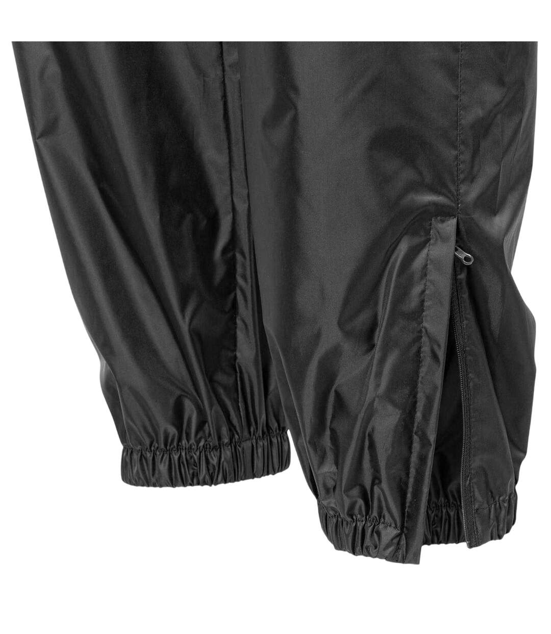 Mens Polyester Logo Rain Trousers Black Sondico-4
