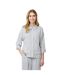 Womens/ladies Sonja Pyjama Top Light Grey CCDK Copenhagen-1