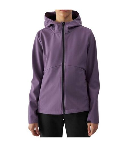 Veste Softshell Waw24tsoff285 Femme Violet Clair 4F