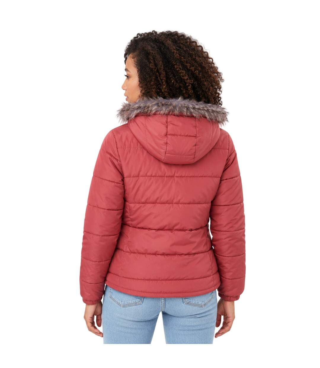 Doudoune Femme Rose Hype-2