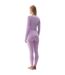 Legging F153 Femme Violet Clair 4F-3