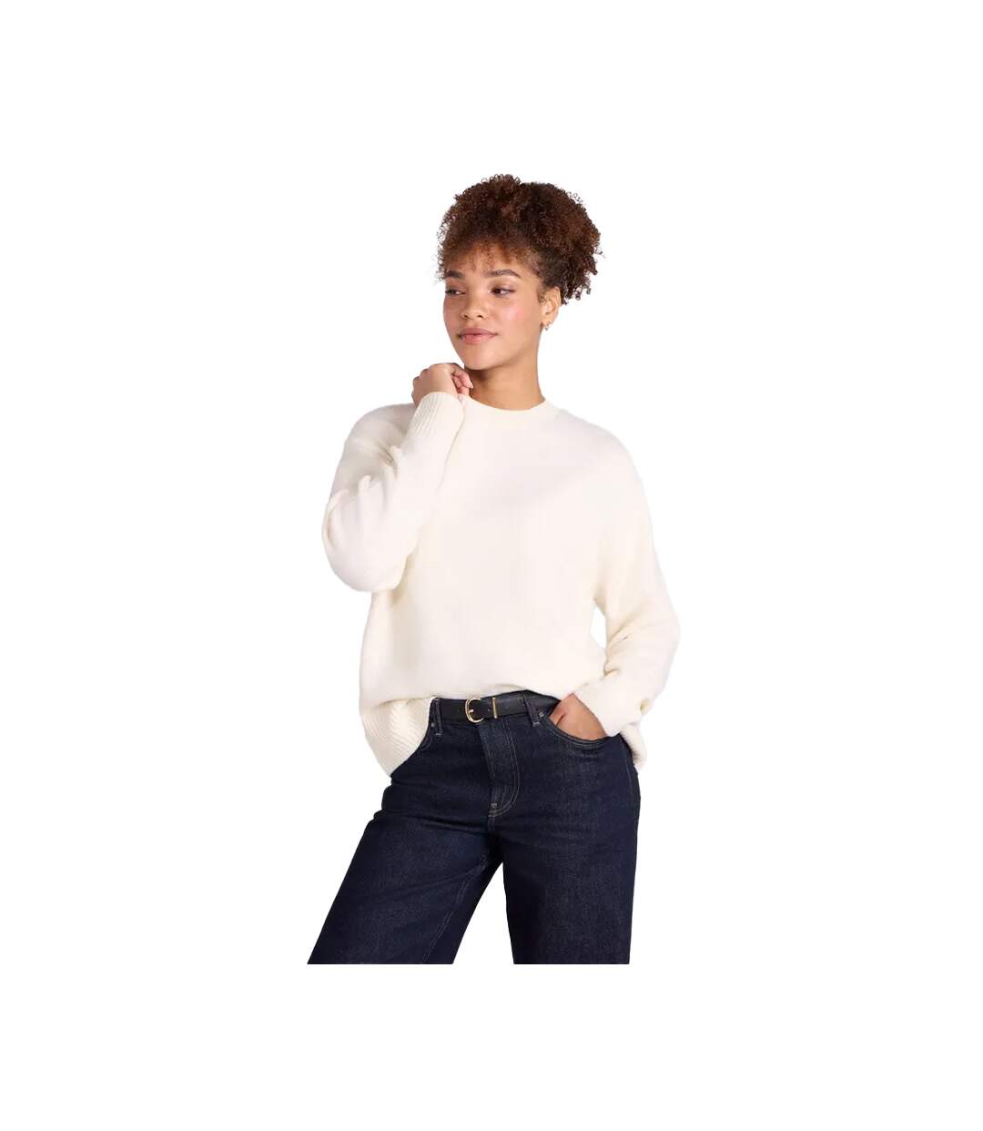 Pull Femme Beige Clair Animal-2
