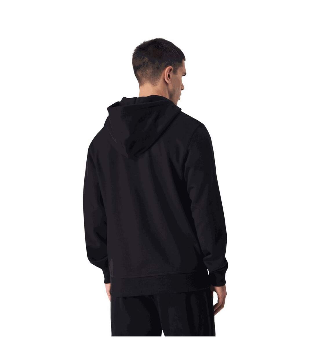 Veste À Capuche Motif/style Logo Sur Poitrine Homme Noir Champion-3