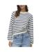 Pull blanc/marine femme vero moda gorgeous-1