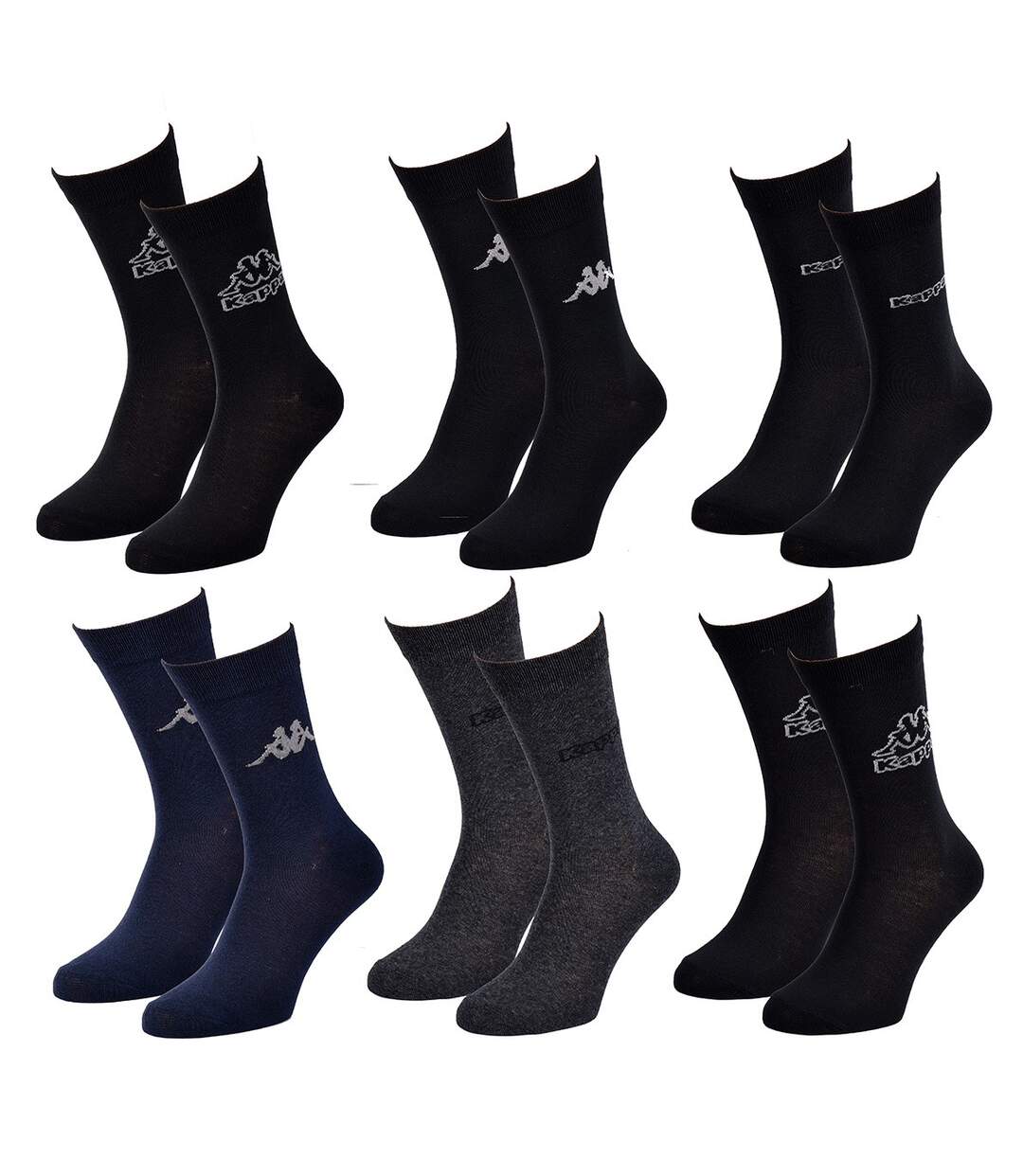 Chaussettes Homme VILLE KAPPA Pack de 6 Paires 0787