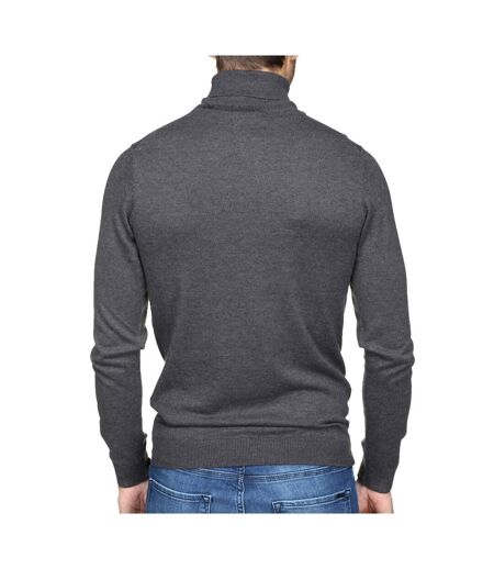 Pull Col Roulé Gris Homme Teddy Smith Loki