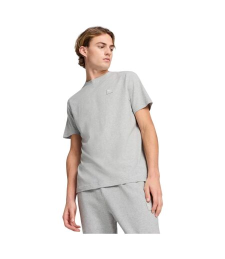 T-shirt Ess Elevated Homme Gris Puma