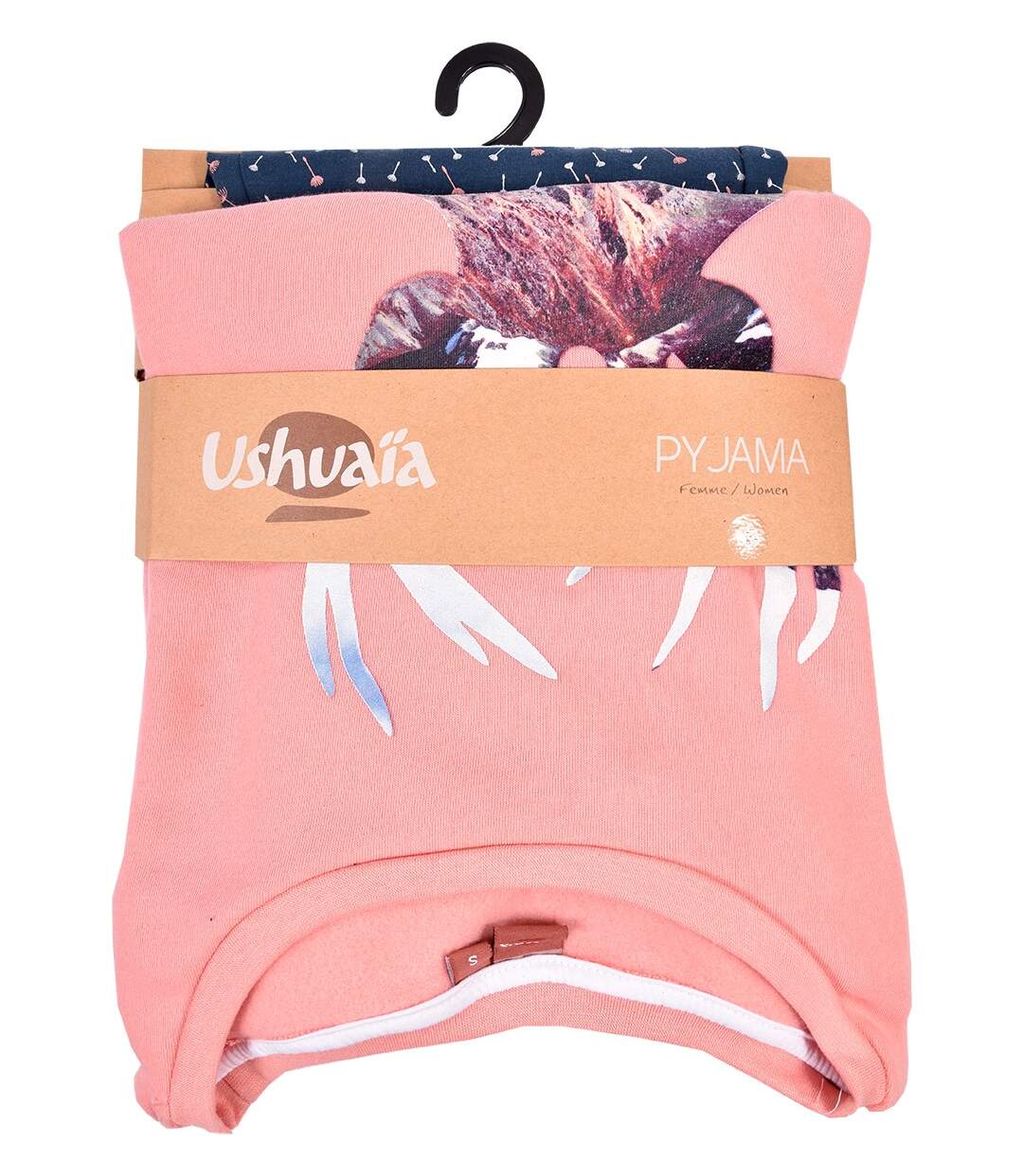 Pyjama Femme USHUAIA USHR003 ROSE-4