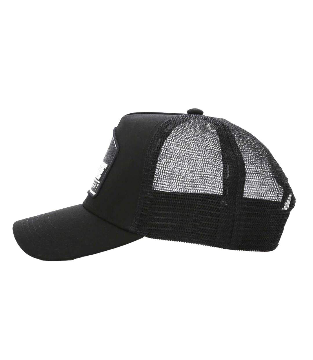 Casquette Trucker Sport Motif/style Logo Plate Noir Gris Societe Noir-3
