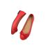 Womens/ladies bexley slip-on flat pumps red Where´s That From