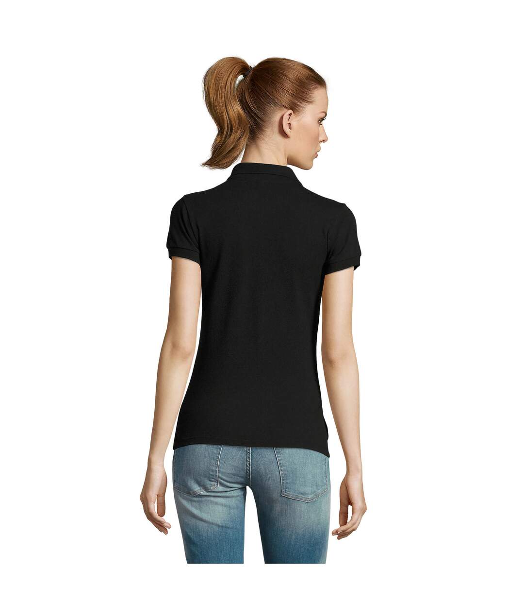 Polo Passion Femme Noir SOLS-3