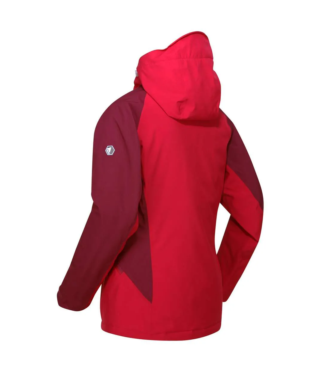 Womens/ladies Highton Waterproof Padded Jacket Dark Cerise Purple Potion Regatta-3