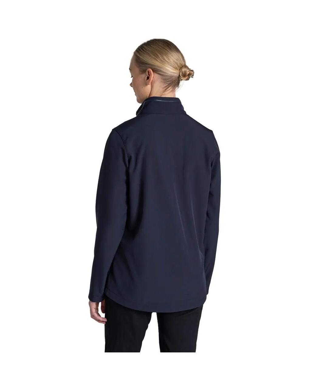 Veste Softshell Décontractée À Col Montant Expert Basecamp Femme Bleu Marine Foncé Craghoppers-3