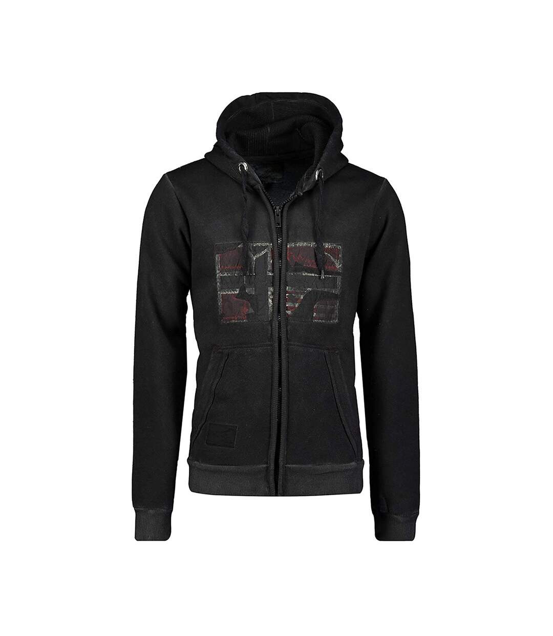Sweat zippé Anthracite Homme Geographical Norway Gotz