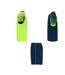 Set de sport juve adulte bleu marine / vert fluo Roly