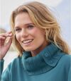 Bestickter Fleece-Pullover im Tunikastil Atlas For Men