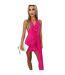 Robe Courte Motif/style À Nouer Femme Fuchsia AX Paris-4
