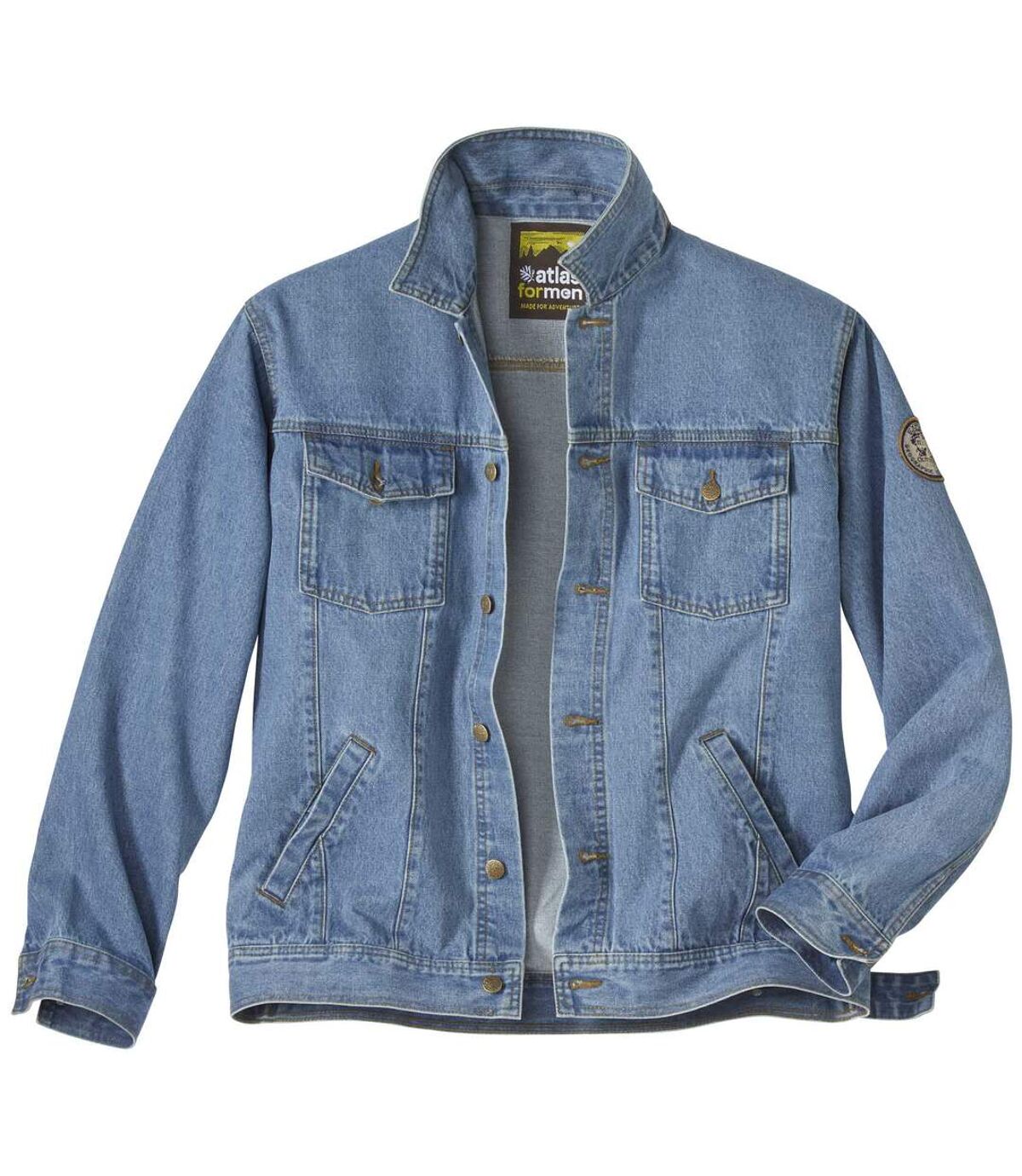 Men's Blue Denim Jacket | Atlas For Men