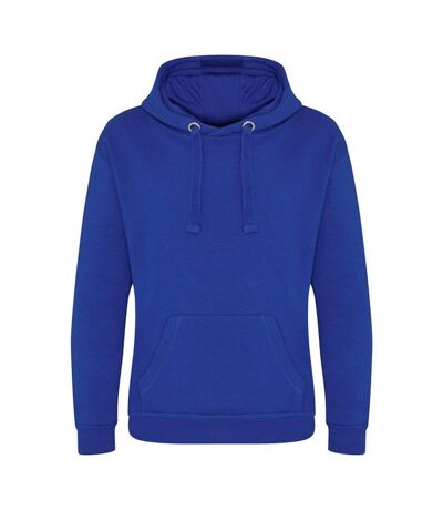 Unisex adult heavyweight hoodie royal blue Awdis