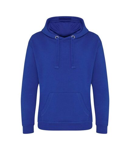 Unisex adult heavyweight hoodie royal blue Awdis