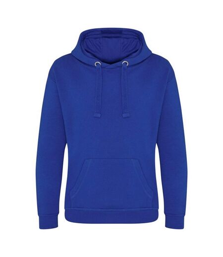 Unisex adult heavyweight hoodie royal blue Awdis