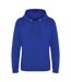 Unisex adult heavyweight hoodie royal blue Awdis