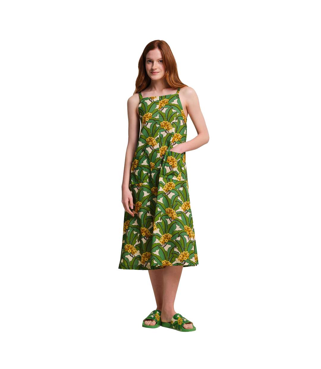 Robe d'été orla kiely femme vert Regatta