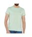 T-shirt vert d'eau homme tommy hilfiger stretch slim-1