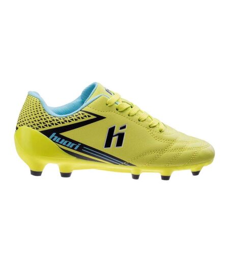 Chaussures de foot octubri enfant jaune / noir / saphir clair Huari