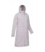 Womens/ladies Hilltop Extra Long Waterproof Jacket Light Beige Mountain Warehouse-4