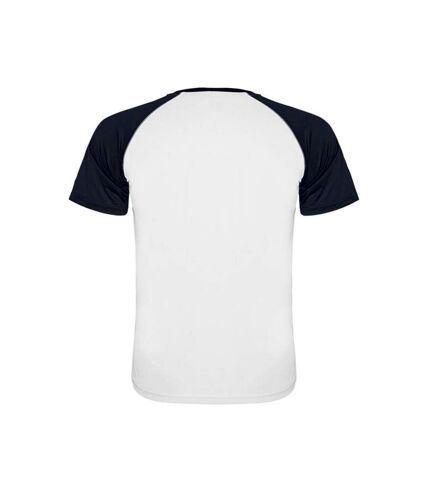 T-shirt indianapolis adulte blanc / bleu marine Roly